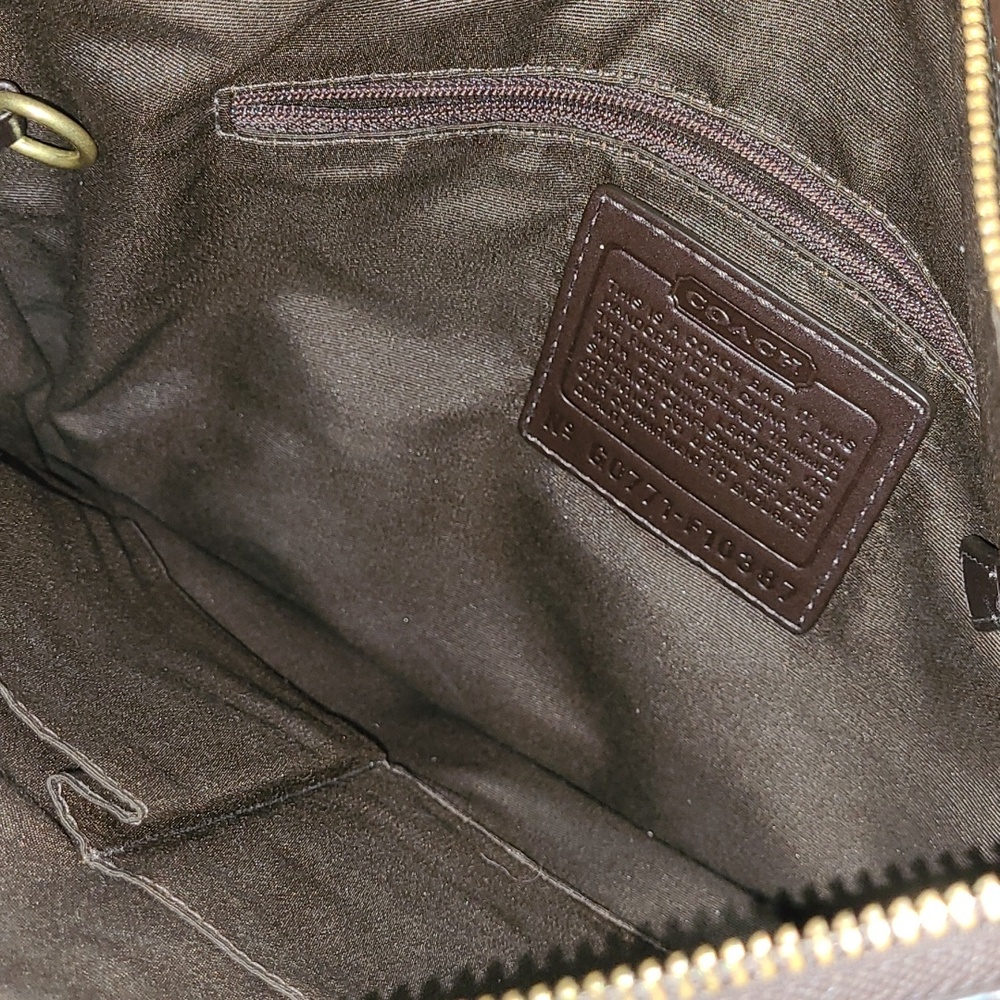 Coach gold metallicshoulder bag - Picture 5 of 10